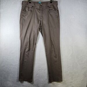 Tommy Bahama Mens 35x32 Brown Diamond Pattern Pants Relaxed Fit‎ Casual
